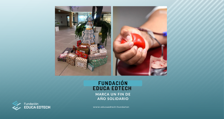 Un final de año solidario: EDUCA EDTECH refuerza su compromiso con la sociedad