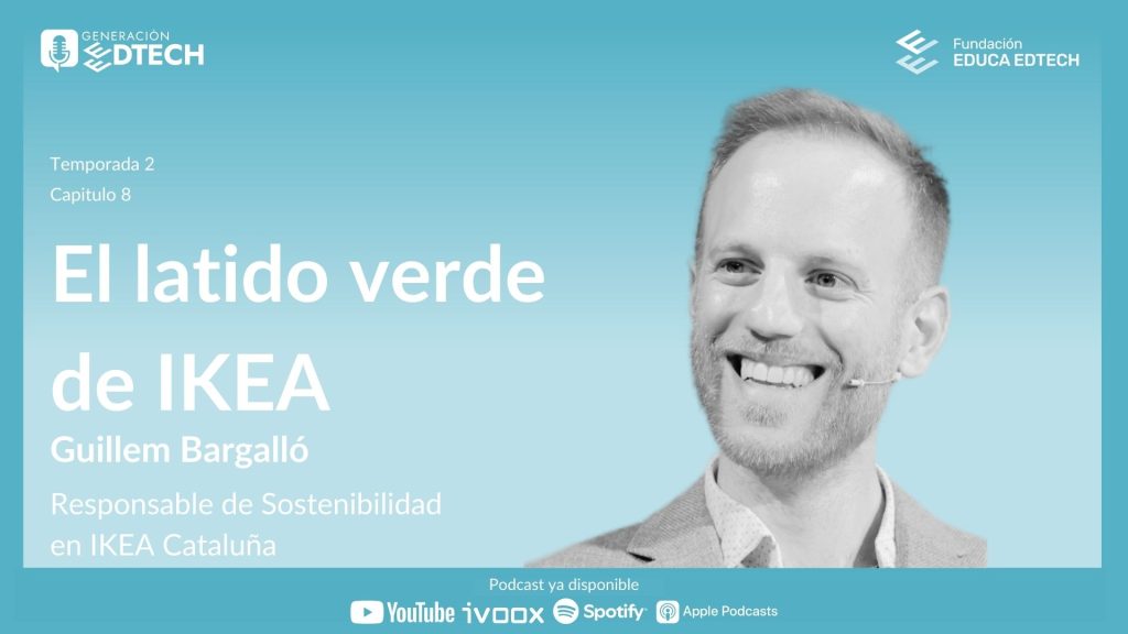 IKEA es un ejemplo de tecnología al servicio de la sostenibilidad. Escucha esta interesante charla con Guillem Bargalló, su responsable de ESG en España