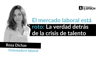 El mercado laboral está roto: claves para mejorar la formación y orientación laboral con Rosa Dichas